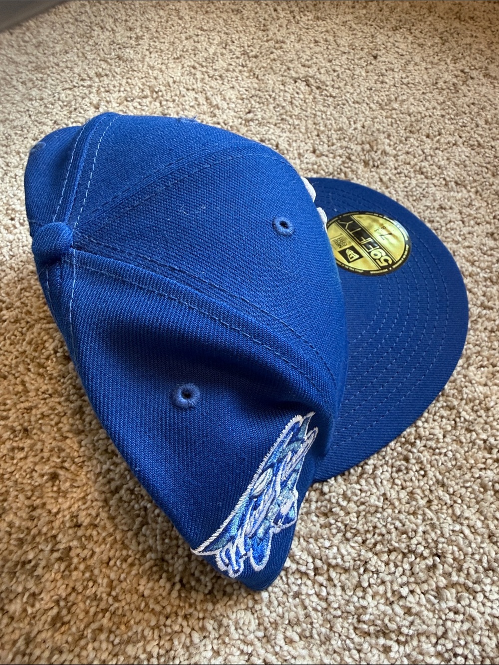 New Era 59FIFTY New York Yankees fitted cap royal blue - Picture 3 of 6
